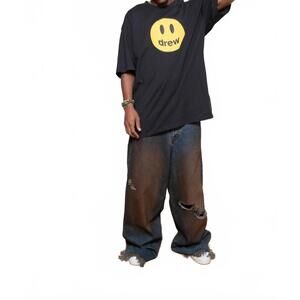 NEW DREW HOUSE mascot short sleeve tee in black